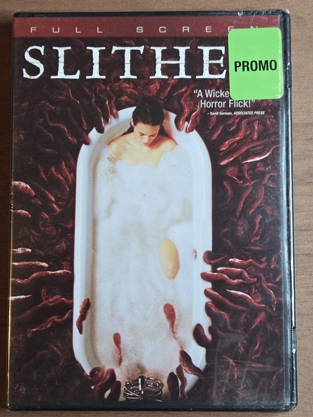 Slither DVD Movie Cover - Horror (Red, White) Fupp Screen New Sealed